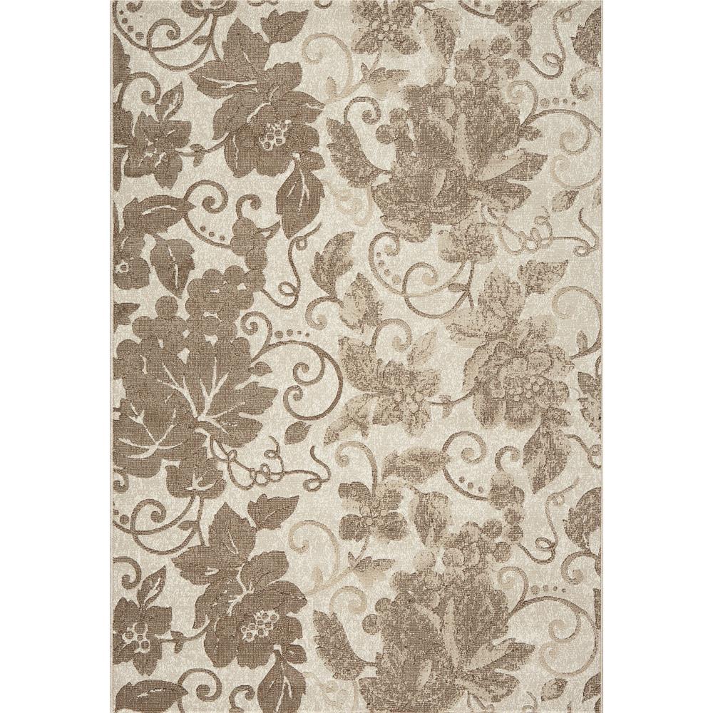 Dynamic Rugs 1201-101 Mysterio 5 Ft. 3 In. X 7 Ft. 7 In. Rectangle Rug in Ivory